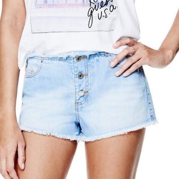 Vintage GUESS Jean Shorts - Picture 13 of 15